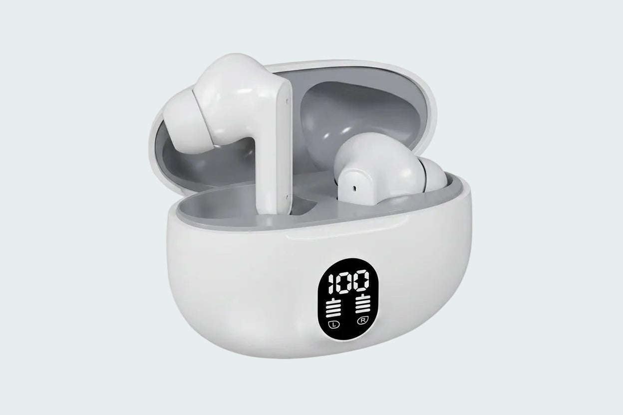 TWS Wireless Earbuds with LED Display & ENC Noise Cancellation best in pkaistan