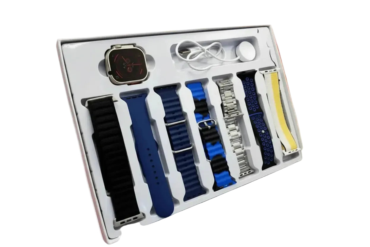 Ultra Smart Watch With 7 Straps in pakistan